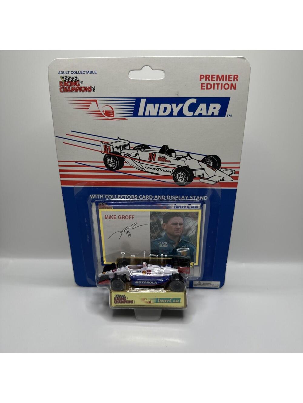 Mike Groff -Racing Champion- Indy Cars- Motorola NEW + FAST SHIPPING